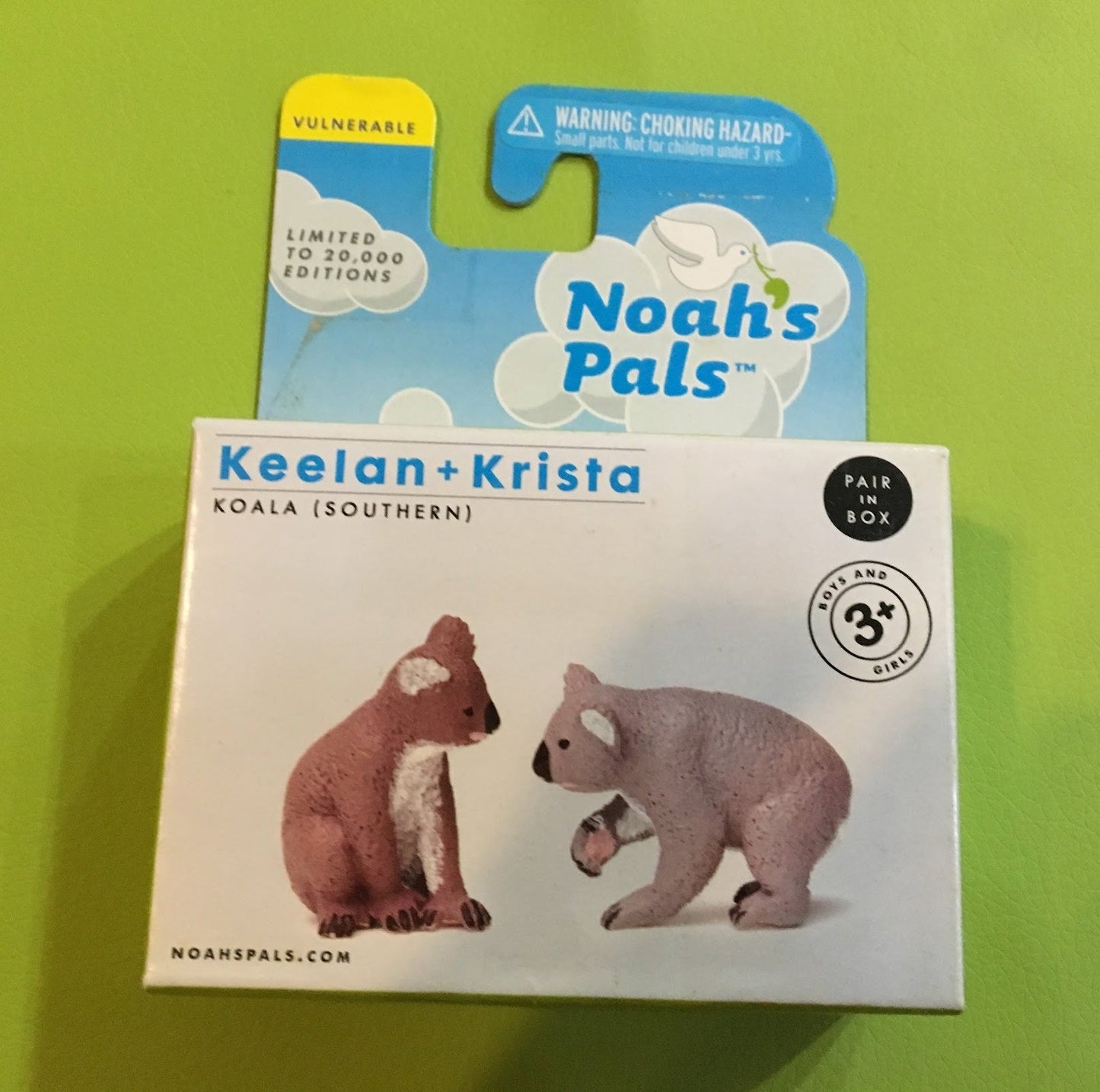 NOAH'S PALS KOALA (SOUTHERN) Animal PVC figurine figure Model pair in box