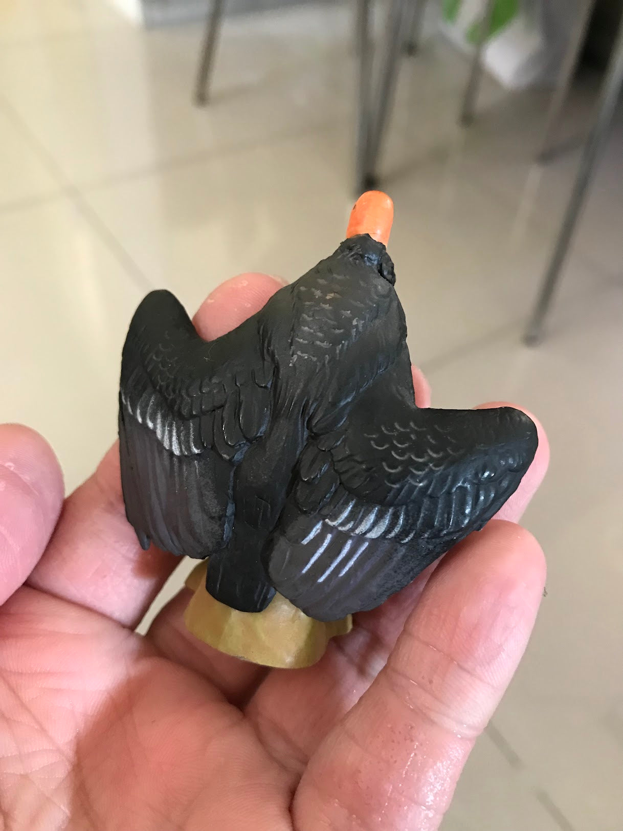 Retired Japan Kaiyodo Endangered Specie  California condor Eagle bird  PVC Mini Model Figure