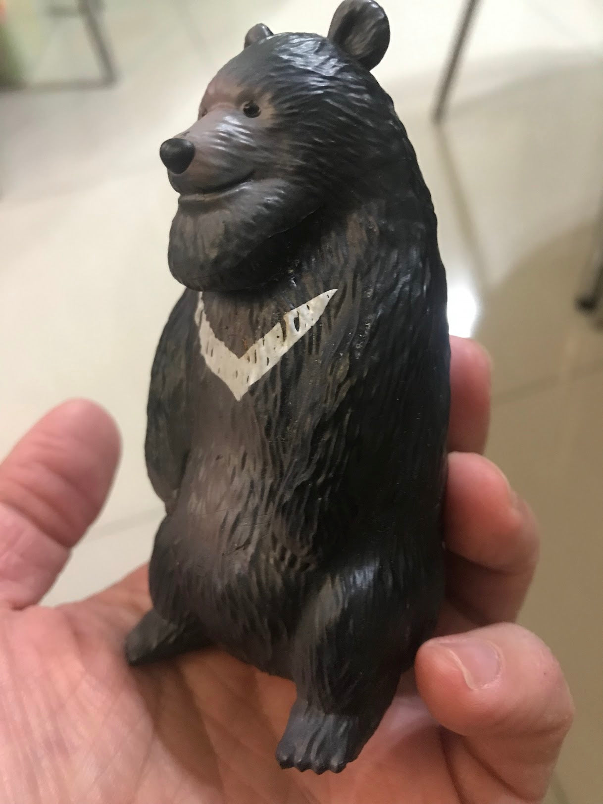 Retired SHAKUREL PLANET Taiwan Black Bear animal PVC Model Figure Taiwan Limited SP item