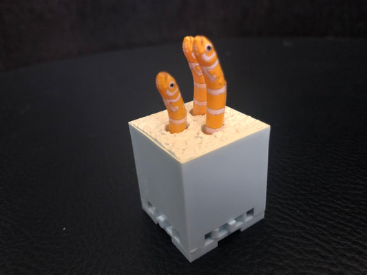 Retired Japan Kitan Club Garden Eel Fish PVC Mini Figure Figurine Model Capsule B
