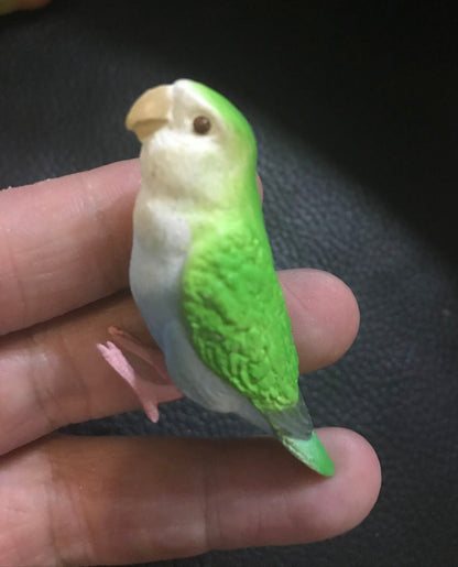 Japan SHINE Love Bird Parrot PVC mini figure figurine Model C