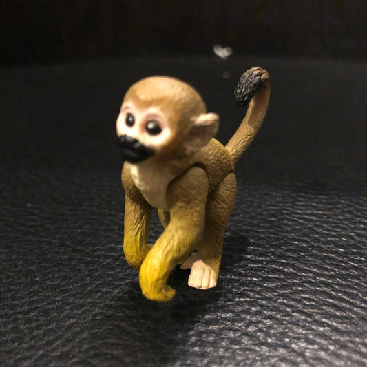 Retired Japan Tomy Baby Guianan squirrel monkey PVC Mini Action Figure Figurine Model Toy SP item