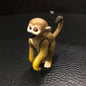 Retired Japan Tomy Baby Guianan squirrel monkey PVC Mini Action Figure Figurine Model Toy SP item