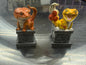 Qualia Koma Breaded Dragon & Leopard Gecko Lizard Mascot PVC Figure figurine Model Set A