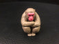 Retired Japan crouching Panda Shiba Inu Dog Macaque Monkey Cat &amp; Fennec Fox animal PVC Mini Figure Figurine Model