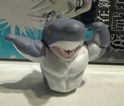 Japan Hulk Muscle Great White Shark PVC mini figure figurine Model