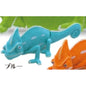 Japan Veiled chameleon Lizard PVC mini action figure figurine Model with joints C