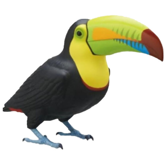 Japan Keel-billed toucan Bird PVC mini figure model capsule B