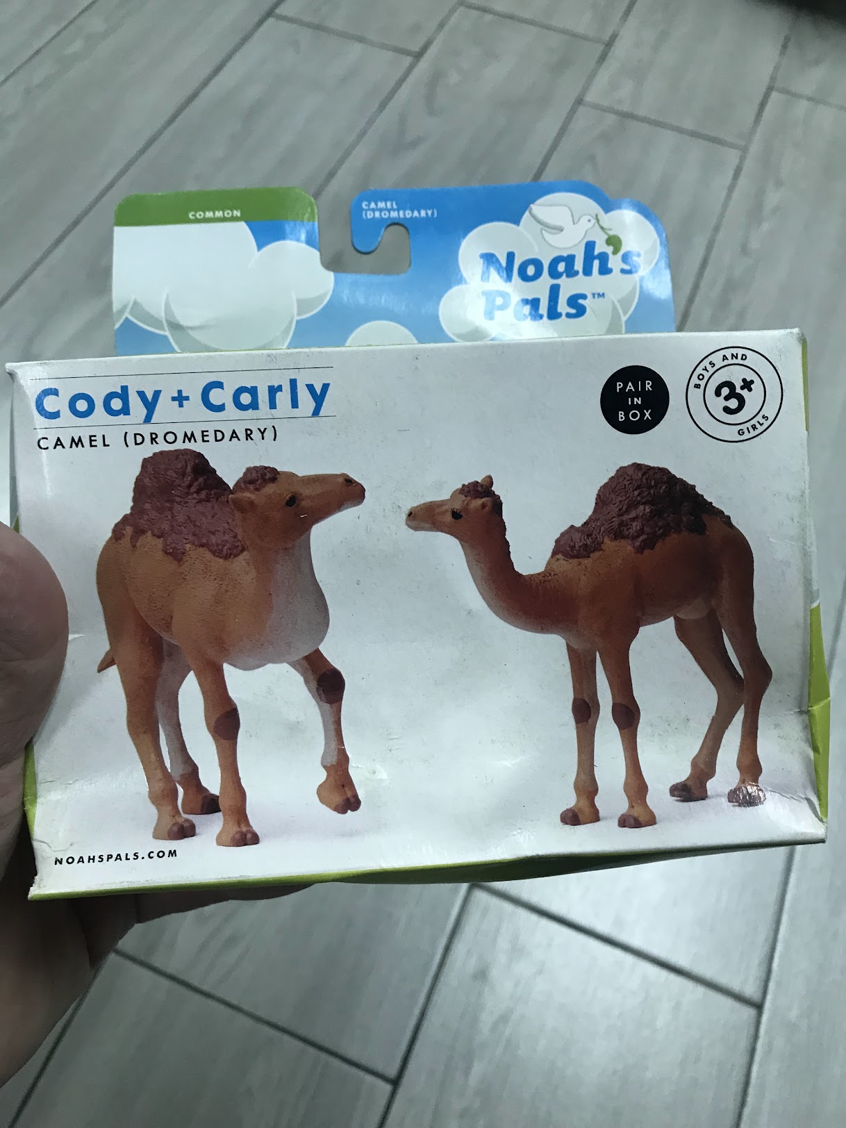 NOAH'S PALS Cody+Carly CAMEL (DROMEDARY) Animal PVC figurine figure Model pair