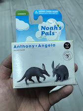 NOAH'S PALS Aardvark Animal PVC figurine figure Model pair in box
