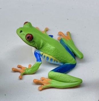 Japan Red Eyed Tree Frog PVC Mini Figure Figurine Model with magnet
