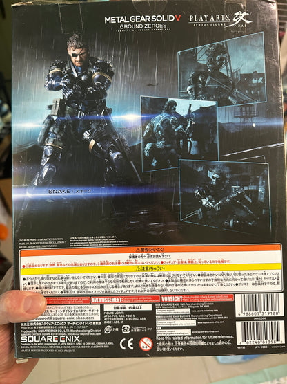 METAL GEAR SOLID V GROUND ZEROES PLAY ARTS Kai Snake (PVC Painted Action Figure)
