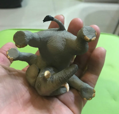 Animal Life Asakuma Toshio roll one's eyes Animal Elephant PVC Mini Figurine Figure Model