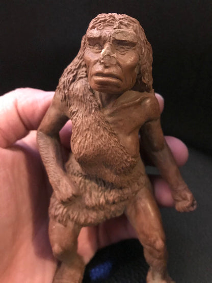 Retired Safari Neanderthal woman caveman PVC Replica Model Figure C