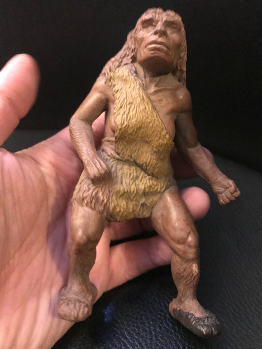 Retired Safari Neanderthal woman caveman PVC Replica Model Figure A