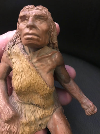 Retired Safari Neanderthal woman caveman PVC Replica Model Figure A