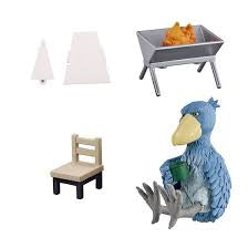Japan Camping Picnic whalehead shoebilled stork Shoebill Bird  PVC mini Figurine Figure Model
