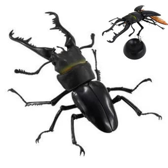 Bandai giraffe stag beetle Insect PVC Action Figure model with joints