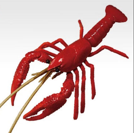 Japan Red swamp crayfish Louisiana crawfish crab animal PVC Action Figure Model with Joints