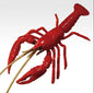 Japan Red swamp crayfish Louisiana crawfish crab animal PVC Action Figure Model with Joints