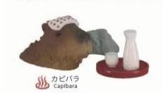 Japan Bushiroad Hot Spring Spa capybara PVC mini figure figurine Model