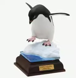 Japan Kitan Club Nature Techni Color Adelie Penguin PVC mini capsule figure model figurine with base