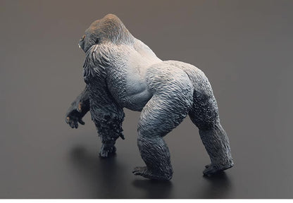 Silver Back Gorilla Ape animal PVC Solid Figurine Figure Model