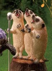 Animal Life Asakuma Toshio animal Jazz Meerkats PVC Mini Figurine Figure Model