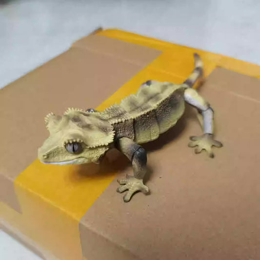 Japan Crested gecko (Normal) lizard PVC Action Figure model with 26 joints