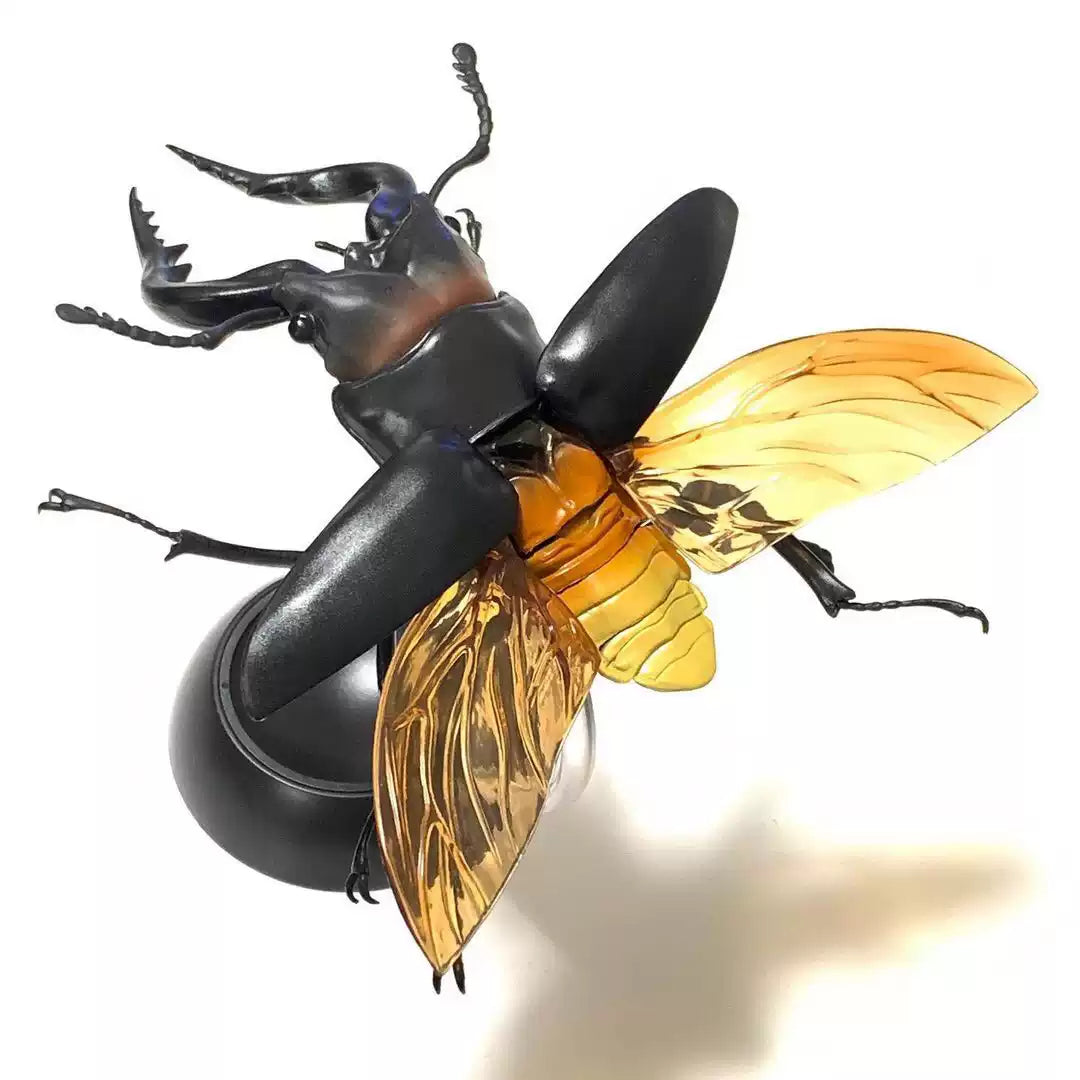 Bandai Japanese stag beetle (black) Insect PVC Action Figure model with joints