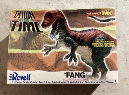 Vintage Revell DAWN of TIME Dinosaur FANG Allosaurus 1:13 Model Kit