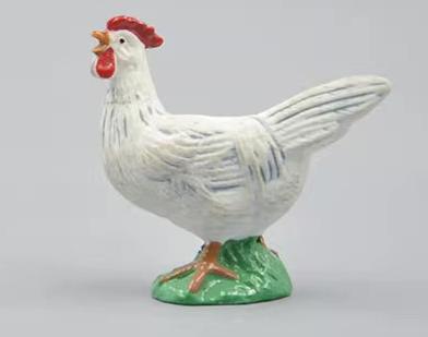 Retired Schleich 13011 Chicken White Hen animal PVC figure figurine model with tag RARE