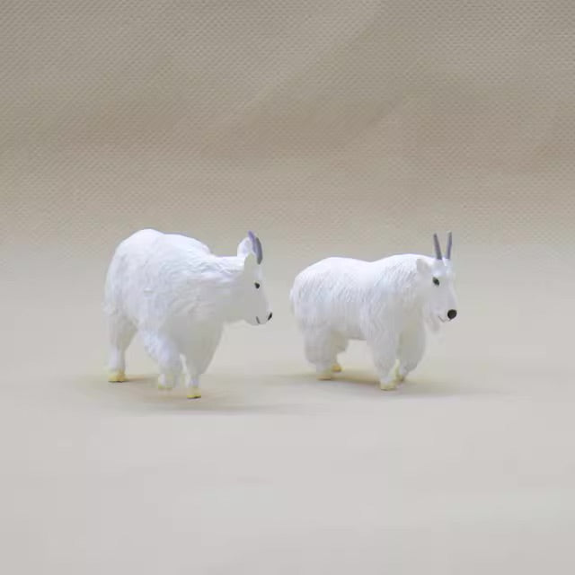 NOAH'S PALS Mountain Goat Animal PVC figurine figure Model pair in box