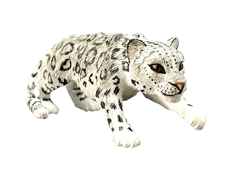 Yowie Snow Leopard animal PVC mini figure figurine model