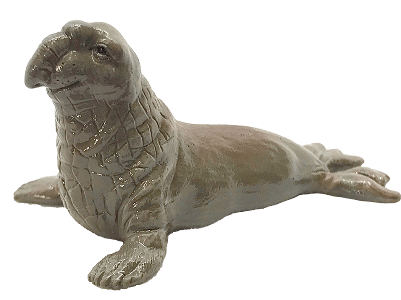 Yowie Southern Elephant Seal animal PVC mini figure figurine model