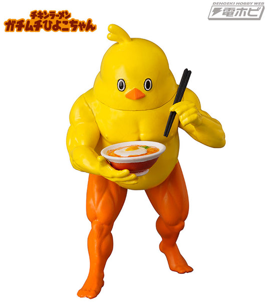 Japan Hulk Bird Muscular  Cup Noodle Chik Bird PVC mini figure model figurine