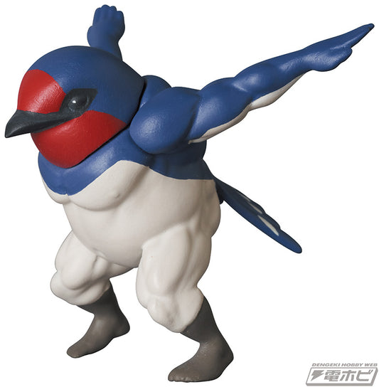 Japan Hulk Bird Muscular Barn swallow Bird PVC mini figure model figurine