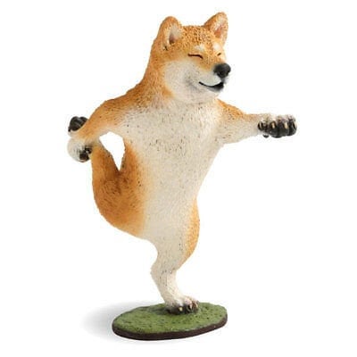 Animal Life Asakuma Toshio Yoga Master Shiba Inu Dog PVC Figurine Figure