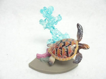 Japan Sea Turtle mini pvc fifure set 6 pcs Leatherback Hawksbill Loggerhead