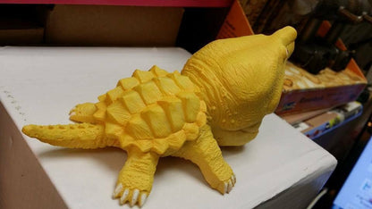 Albino Alligator Snapping Turtle Tortoise Resin Model Figurine 12cm