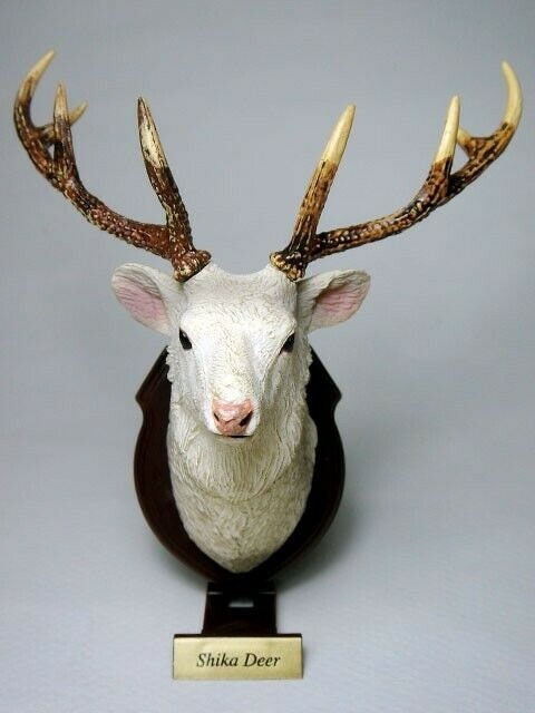 Yujin White Shika Deer animal bust PVC mini figure figurine model SP item