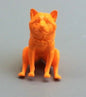 Squatting Dog Shiba inu Akita Inu Dog PVC Figure Figurine Model Orange