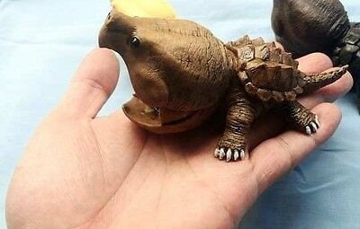 Alligator Snapping Turtle Tortoise Resin Model Figurine 12cm Color A