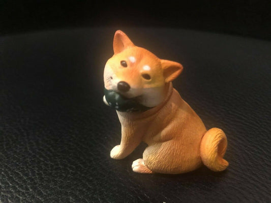 Japan Scarf Doggie Shiba Inu dog PVC mini figure figurine Model