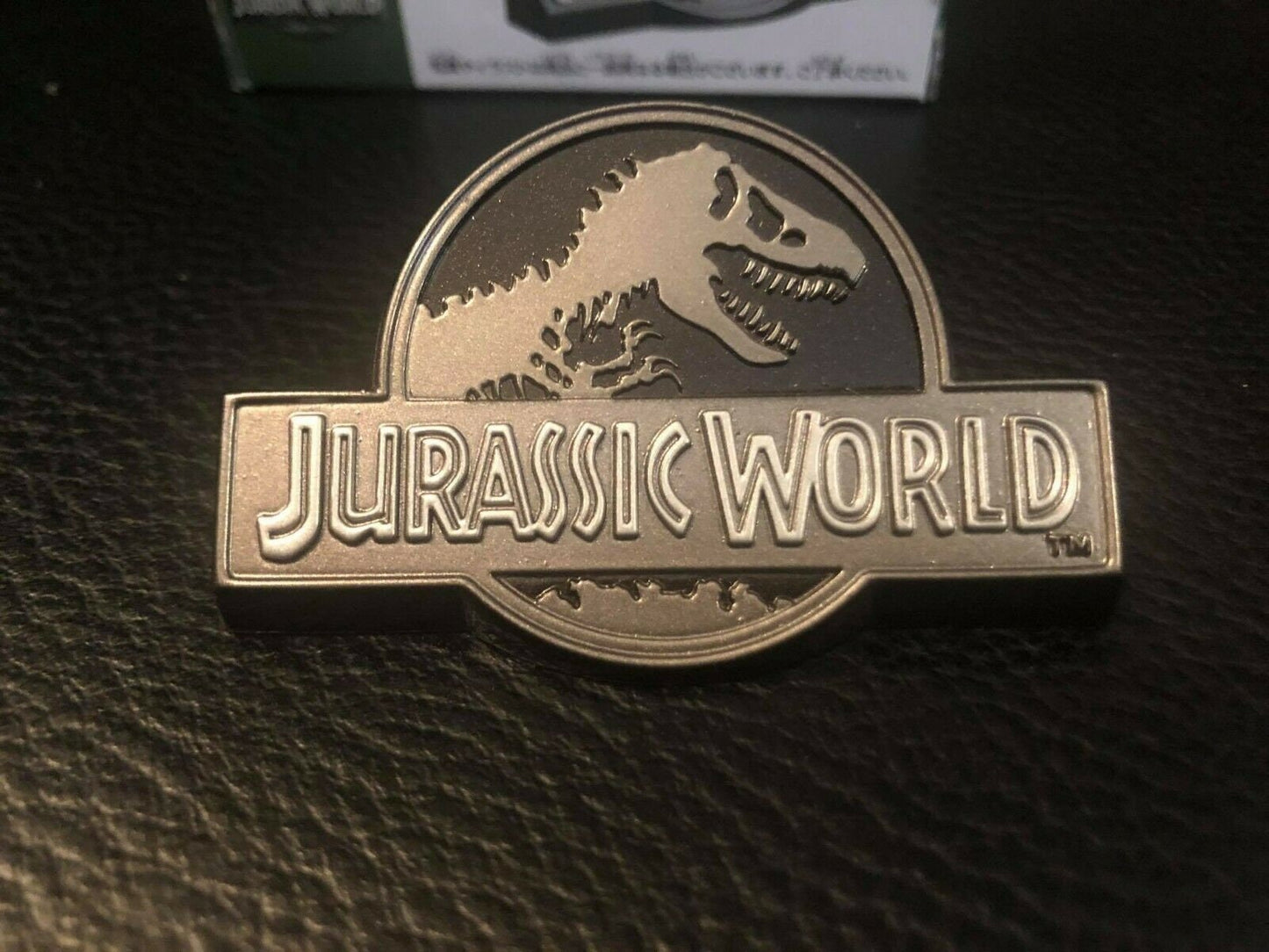 Takara Tomy JP Jurassic Park Jurassic World Logo Metal Paper Weight Paperweight