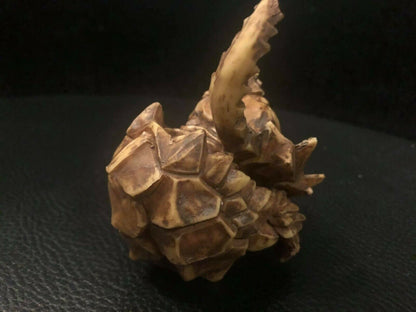 Round Round Alligator Snapping Turtle Resin Model Figurine Figure 8cm