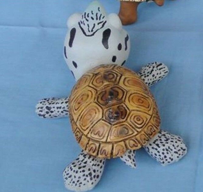 Super Q Diamondback terrapin turtle Tortoise Resin Model Figurine Figure 11cm