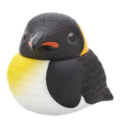 Emperor penguin Bird PVC mini figurine Figure model roly poly toy