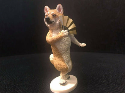 Asakuma Toshio Dancing Master Shiba Inu Dog PVC Figurine Figure Model