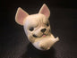 The finger White Q French Bulldog Bull Dog MINI PVC FIGURE Figurine E